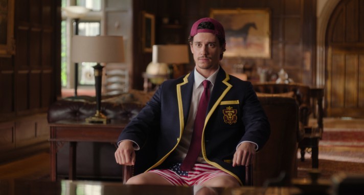 Peter (Adam DiMarco) in OVERCOMPENSATING Photo: Courtesy of Prime